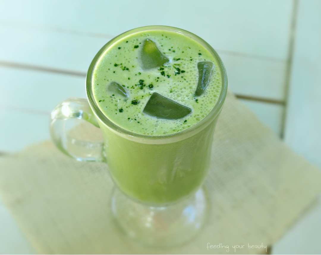 The Best Iced Matcha Latte (Vegan, Refined Sugar-Free) – Feed Your Beauty