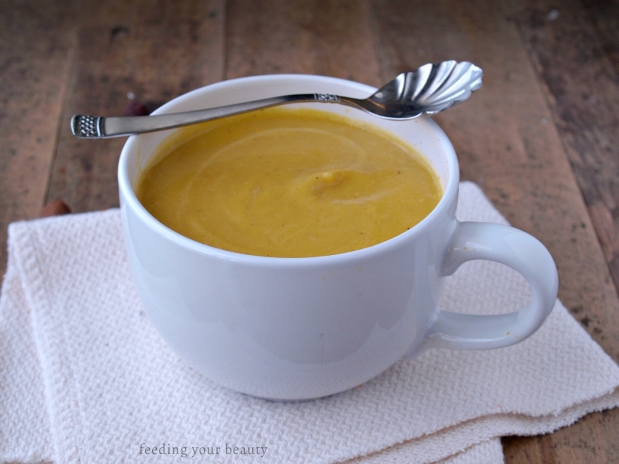 Creamy Vegan Butternut Squash and Apple Soup