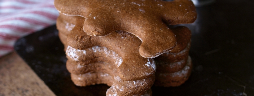 Soft Gingerbread Cookies - Vegan, Gluten Free, Oil Free