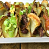 Tiny Baked Potato Tacos - Vegan, Gluten Free, Grain Free